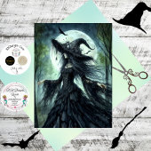 Decoupage Witchy Woman Moonlight Lace 薄葉紙