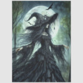 Decoupage Witchy Woman Moonlight Lace 2 薄葉紙 (正面)