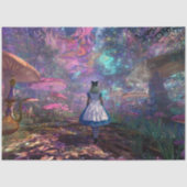 Decoupage Wonderland Enchanted Mushroom Forest  薄葉紙 (正面)