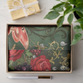 Decoupage Woodland Moth Illustration 薄葉紙 (ギフト)