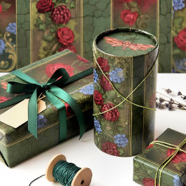 Decoupage Woodland Moth Illustration 薄葉紙