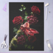 Decoupage Woodland Moth Illustration 薄葉紙 (クラフト)