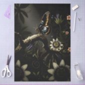 Decoupage Woodland Moth Illustration 薄葉紙 (クラフト)