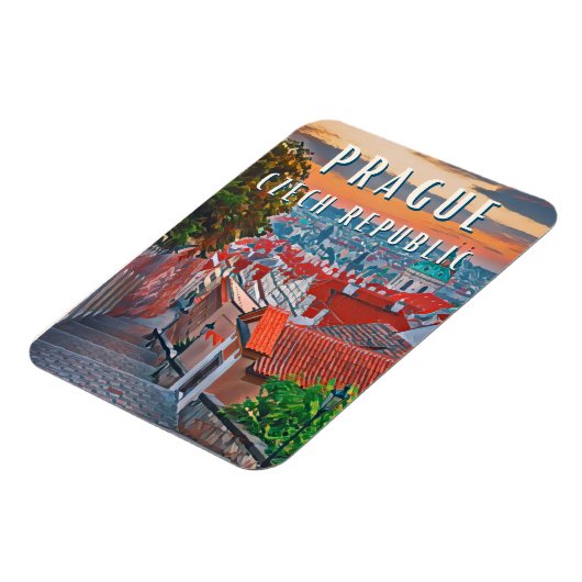 Découvrez la Beauté de Prague マグネット (左側)