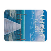 Découvrez le paradis tropical des Îles Caïmans マグネット (横)