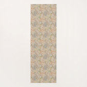 DecrativeのオーガンザのChintzの花柄 ヨガマット (裏面)