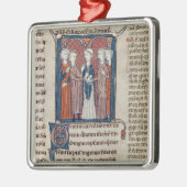 「Decrets de Gratien'からの結婚場面、 メタルオーナメント (左)