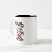 Dedの男の子のマグ11oz. ツートーンマグカップ (正面左)