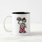 Dedの男の子のマグ11oz. ツートーンマグカップ (左)