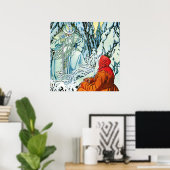 “Ded Moroz” or “Father Frost” by Ivan Bilibin ポスター (ホームオフィス)