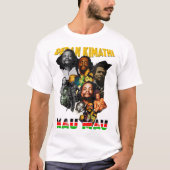 Dedan Kimathi Kenya Shirt Mau Mau Pan-African tee Tシャツ (正面)