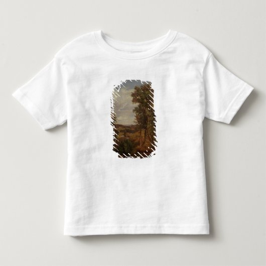 Dedhamの谷1802年(キャンバスの油) トドラーTシャツ (正面)