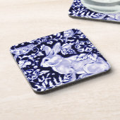 Dedhamブルーラビットクラシックデザイン コースター (左側)