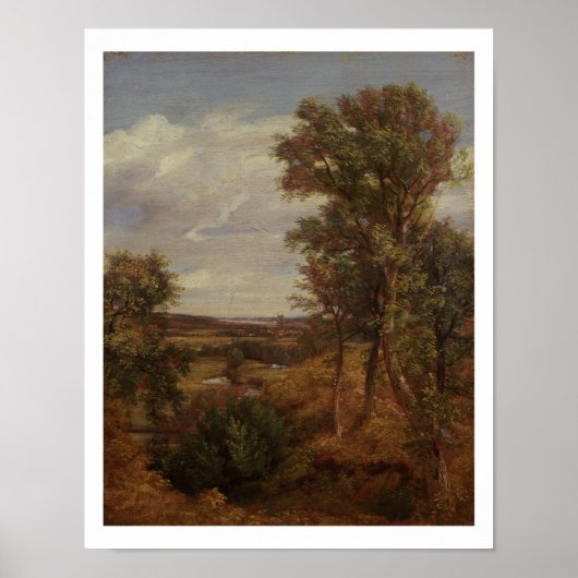 Dedham Vale, 1802 (キャンバス油) ポスター (正面)