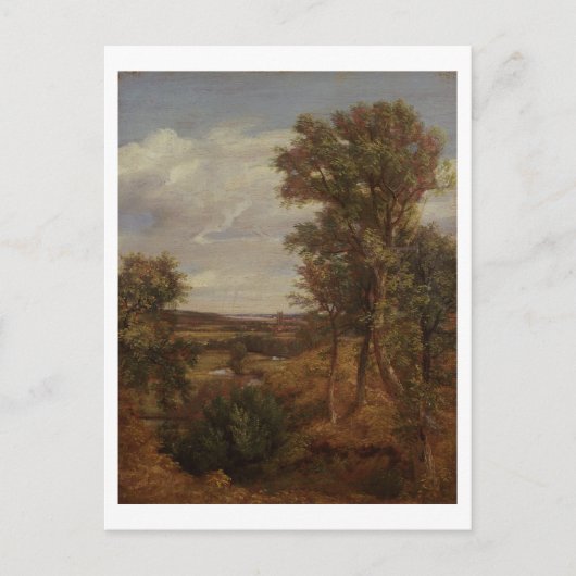 Dedham Vale, 1802 (キャンバス油) ポストカード (正面)