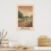 Dedham Vale AONB Travel Poster ポスター (キッチン)
