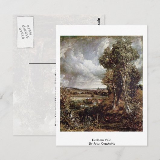 Dedham Vale By John巡査 ポストカード (正面/裏面)