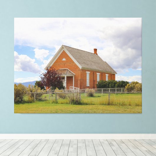 Dedicated 1892  キャンバスプリント (インサイチュ (ウッドフロア))