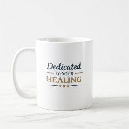 Dedicated to Your Healing Personalized コーヒーマグカップ