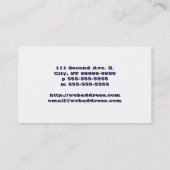 Deeジェイボタンのスタイルのターンテーブル 名刺 (裏面)