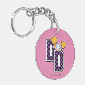 Dee Dee Athletic Letters Graphic キーホルダー (正面左)