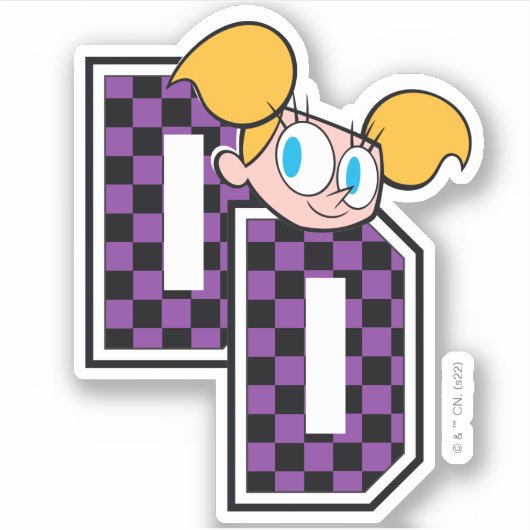 Dee Dee Athletic Letters Graphic シール (正面)