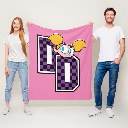 Dee Dee Athletic Letters Graphic フリースブランケット (インサイチュ)