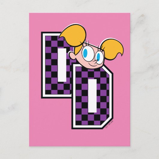 Dee Dee Athletic Letters Graphic ポストカード (正面)