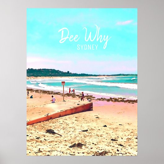 Dee Why Northern beaches sydney ポスター (正面)