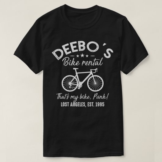 Deebo's Bikeレンタルバイクおもしろいライダーギフト Tシャツ (デザイン正面)