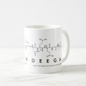 Deeganペプチド名mag コーヒーマグカップ (正面右)
