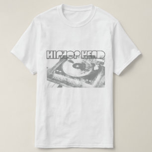 DeeJayヒップホップヘッド Tシャツ