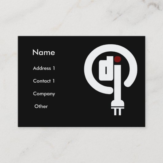 Deejay名刺 名刺 (正面)