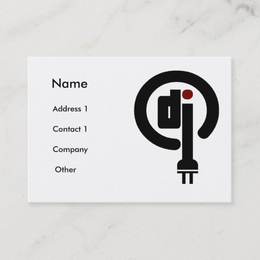Deejay名刺 名刺 (正面)