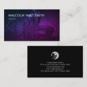 Deejay Disk Jockey DJ 名刺 (正面/裏面)