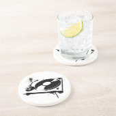 Deejay DJターンテーブルコースター |ハウスミュージックギフト コースター (側面)