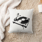 Deejay DJターンテーブル枕 |ハウスミュージックギフト クッション (ブランケット)