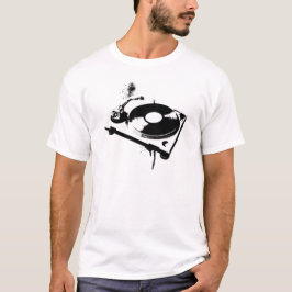 Deejay DJターンテーブルTシャツ |ハウスミュージックギフト Tシャツ