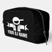 DeeJay toiletry旅行バッグとカスタムDJ名 ドップキット (右コーナー)
