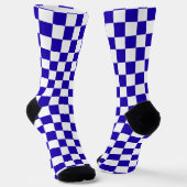 Deep blue checkered  ソックス (傾斜あり)