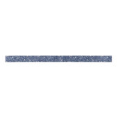 Deep Blue Glitter Birthday サテンリボン (正面)