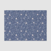 Deep Blue Glitter Birthday 薄葉紙 (正面)