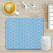 Deep Blue Japanese Pattern Mouse Pad マウスパッド