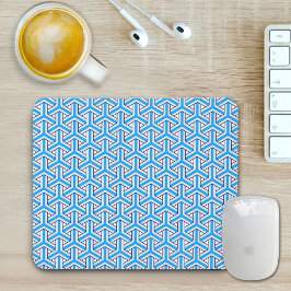 Deep Blue Japanese Pattern Mouse Pad マウスパッド