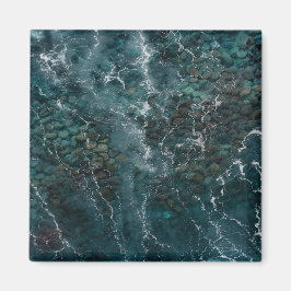 Deep blue ocean texture マグネット