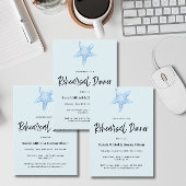 Deep Blue Sea Wedding Rehearsal Dinner 招待状