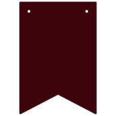 Deep Burgundy Class Of 2026 Graduation Party バンティングフラッグ (第1の旗)