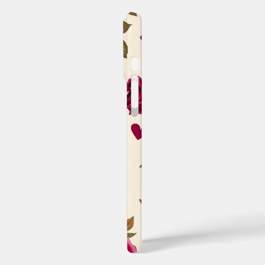 Deep Burgundy Roses Case-Mate iPhoneケース (裏面 / 左)