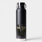 Deep Conversations Black Coffee (Minimalist Art  ウォーターボトル (正面)