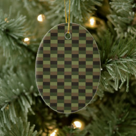 Deep Forest Color Combination セラミックオーナメント